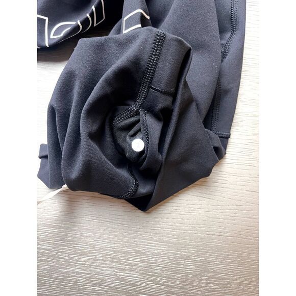 Lululemon x SoulCycle Logo Black Leggings Size 2 New Women's Activewear - Picture 5 of 7
